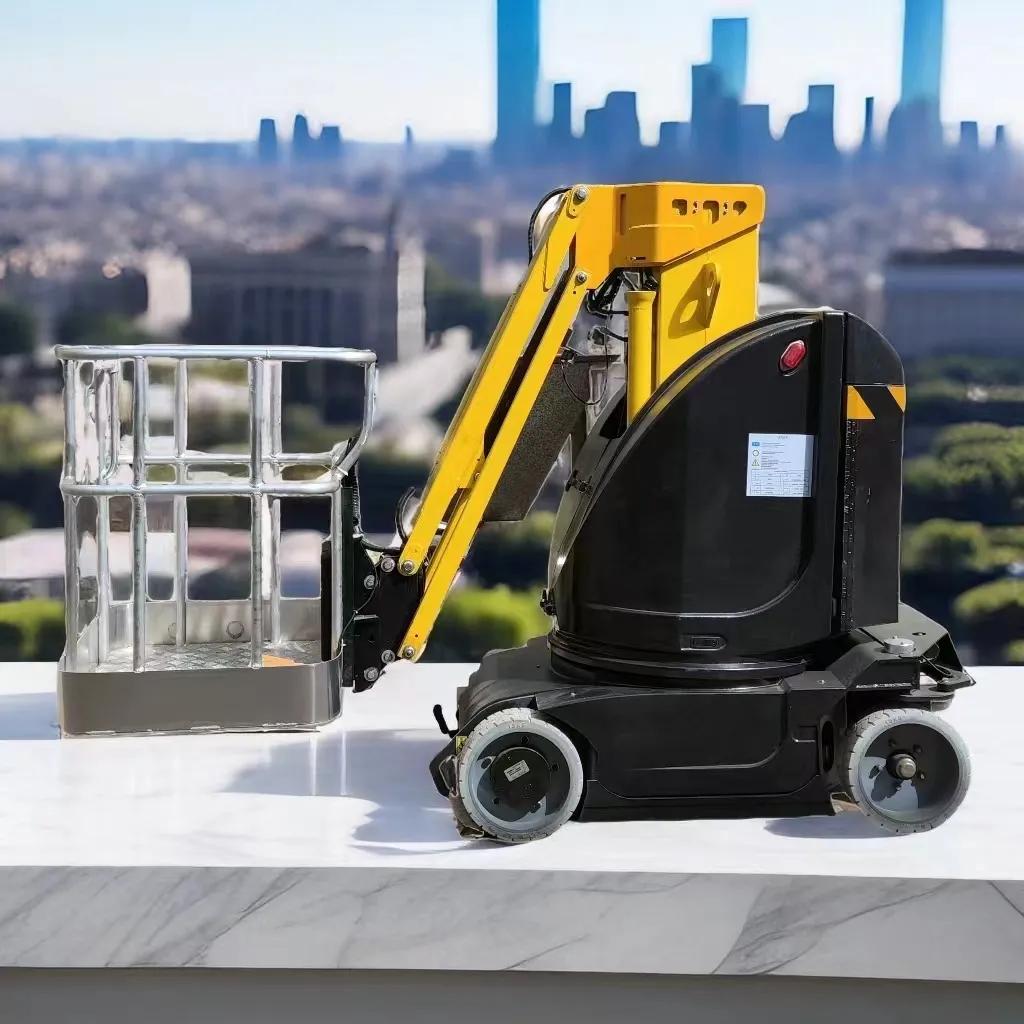 曲臂式升降机使用方法_桅杆式高空作业车电动高效环保性_桅杆式高空作业车技术特点